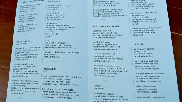 Efkes stille staon bie (vrijdag 22 juni 2018)
